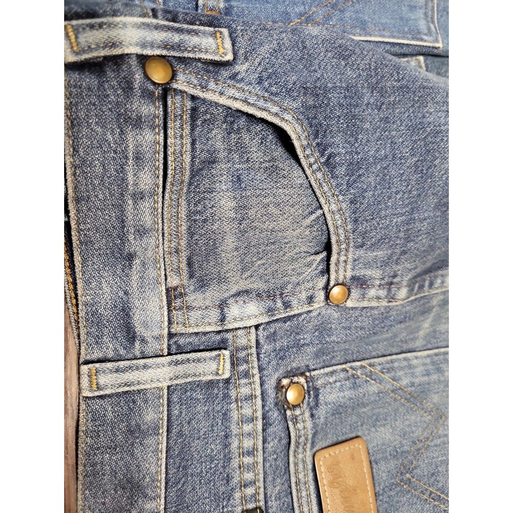 Lot of 3 Vintage Wrangler 936 Cowboy Cut Slim Fit Jeans 31x34 Blue Denim Bundle - Picture 14 of 16